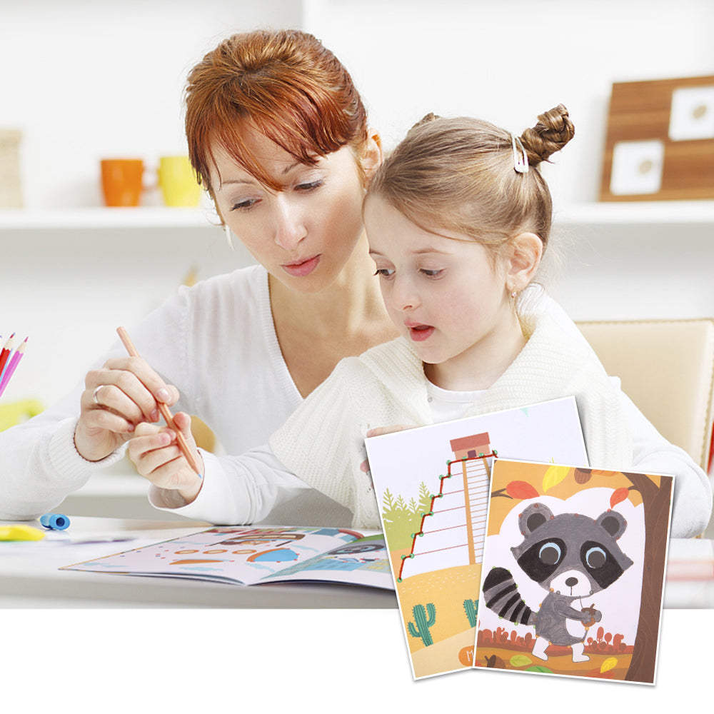 MY FIRST DOT-TO-DOT DRAWING BOOK-ADORABLE ANIMALS