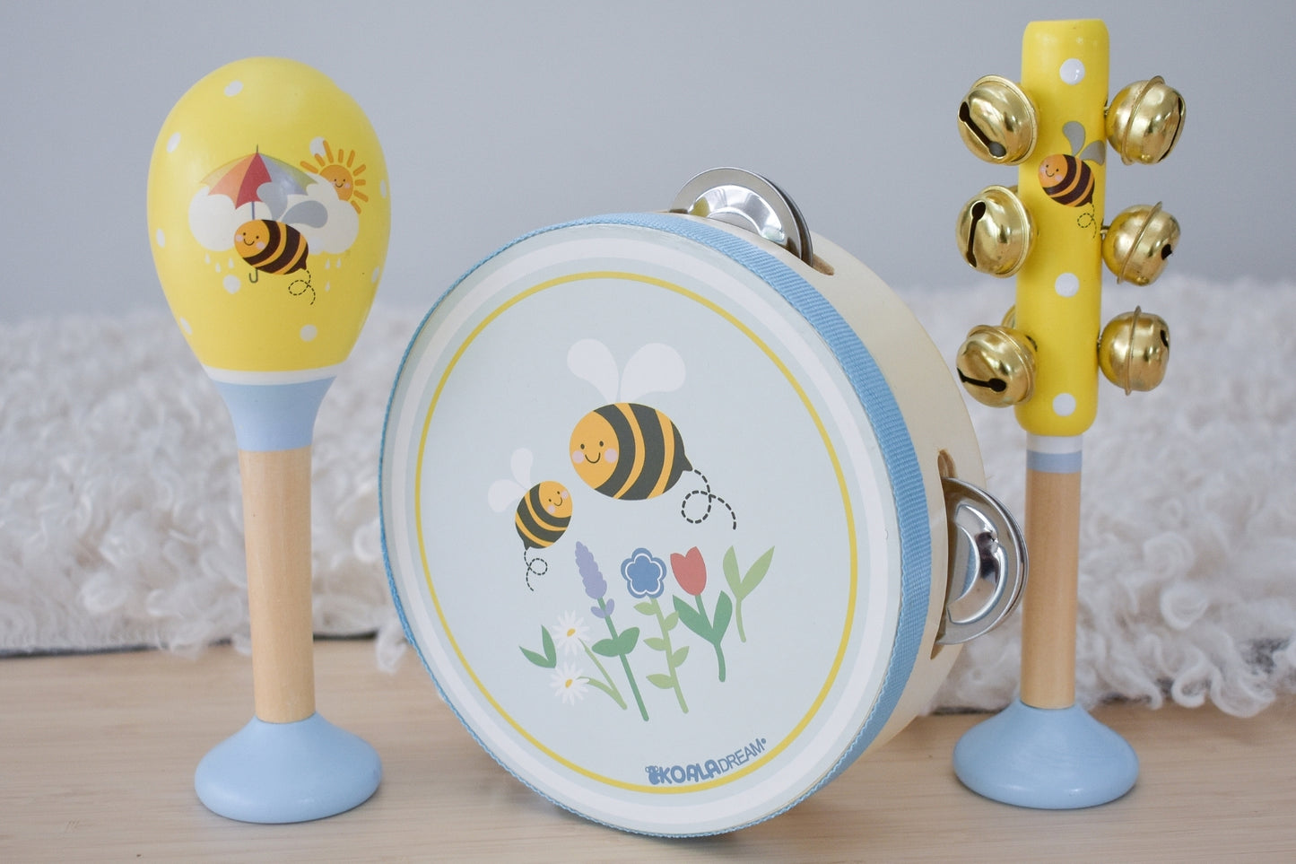 BUZZY DAYS BEE 3PCS MUSICAL SET