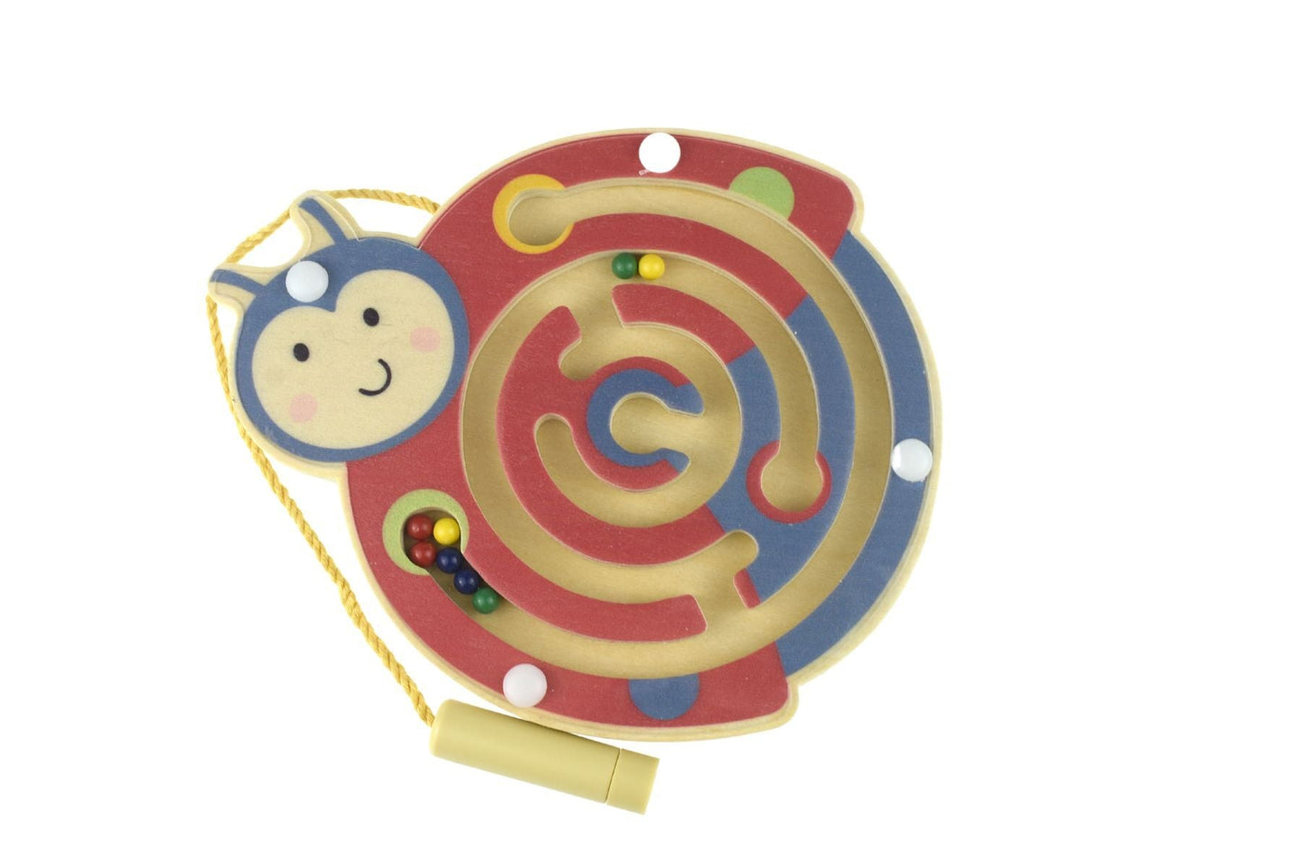 Kids Toy Chest Brand-Kaper Kidz, Games-Puzzles & Brainteasers WOODEN MAGNETIC LABYRINTH ANIMAL