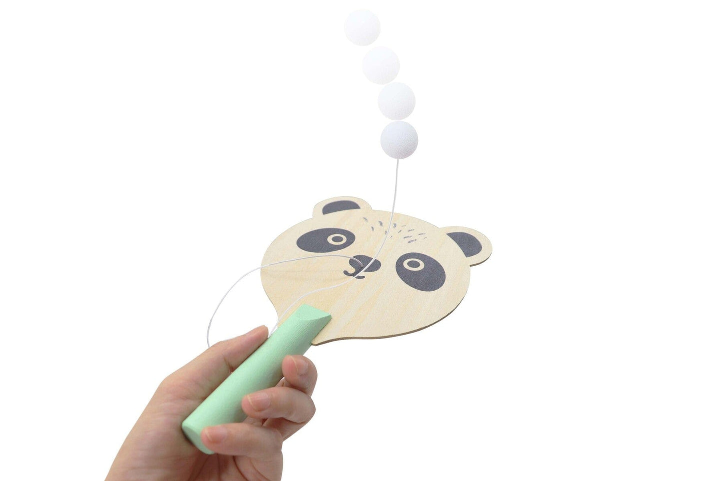 Kids Toy Chest Brand-Kaper Kidz, Toys-Outdoor & Water Play, Toys-Novelty & Fidget WOODEN ANIMAL PADDLE BALL GAME SET OF 4