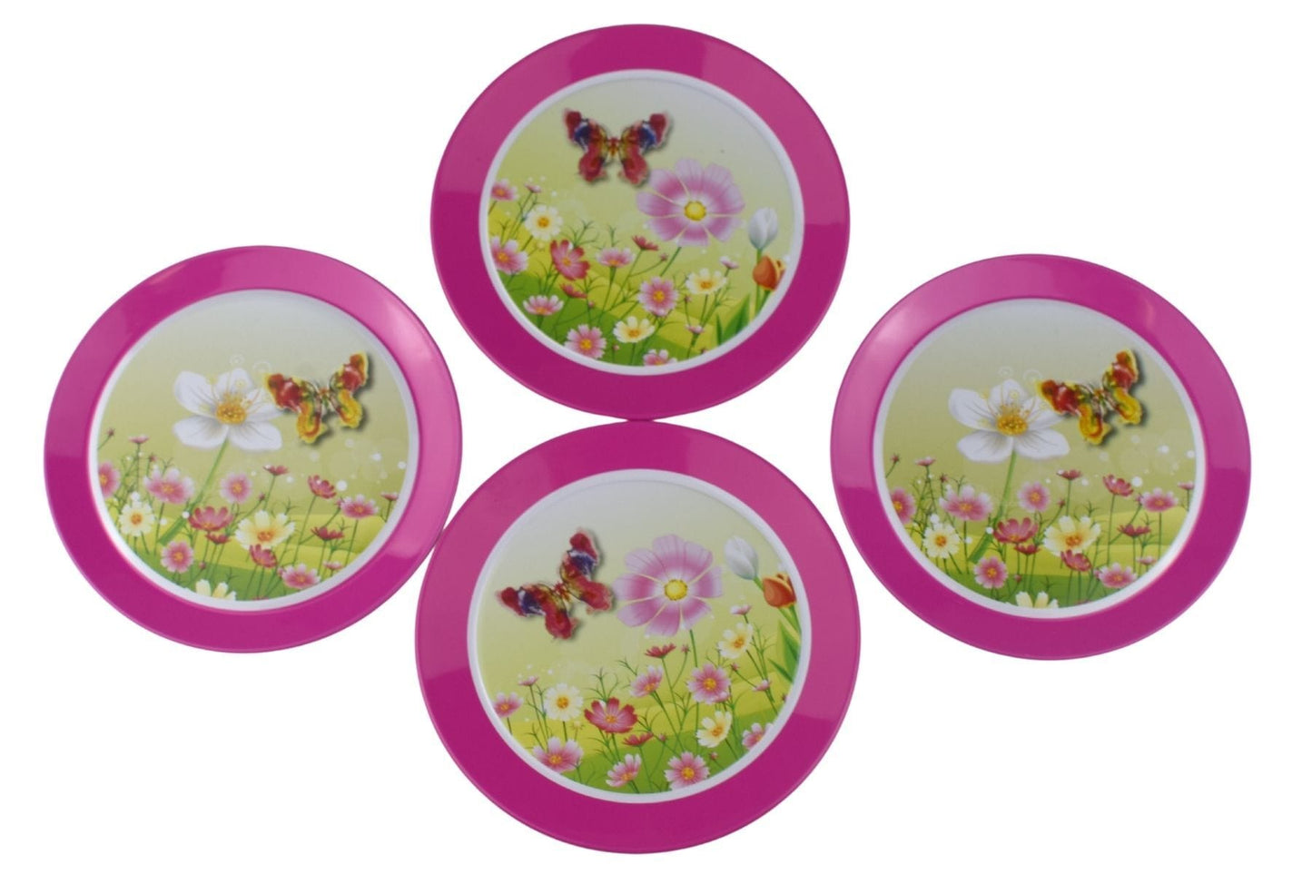 PINK BUTTERFLY TIN TEA SET 15PCS - Kids Toy Chest 