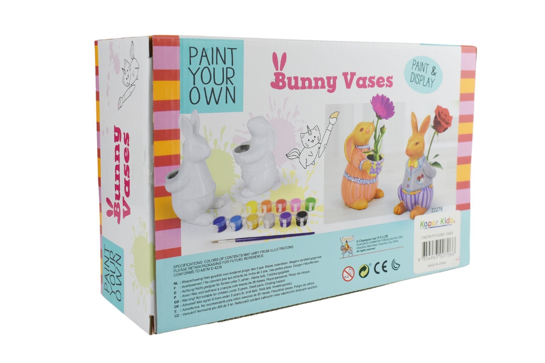 PYO BUNNY VASES CRAFT KIT - Kids Toy Chest 