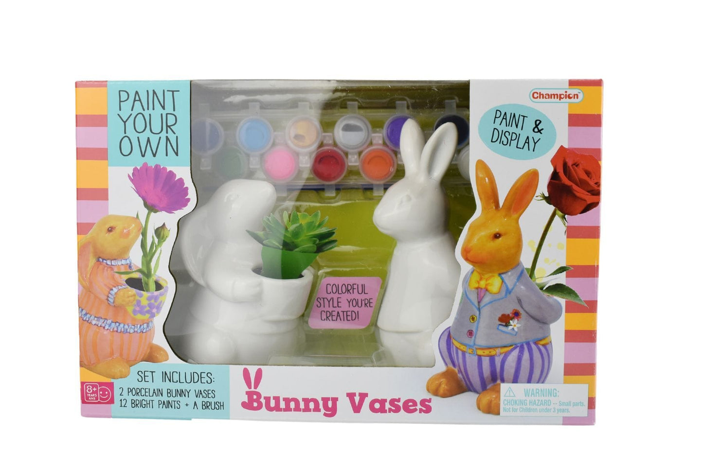 PYO BUNNY VASES CRAFT KIT - Kids Toy Chest 