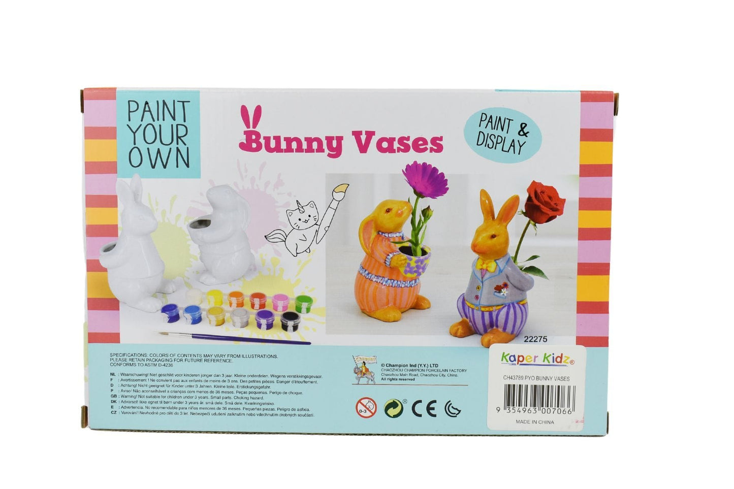 PYO BUNNY VASES CRAFT KIT - Kids Toy Chest 