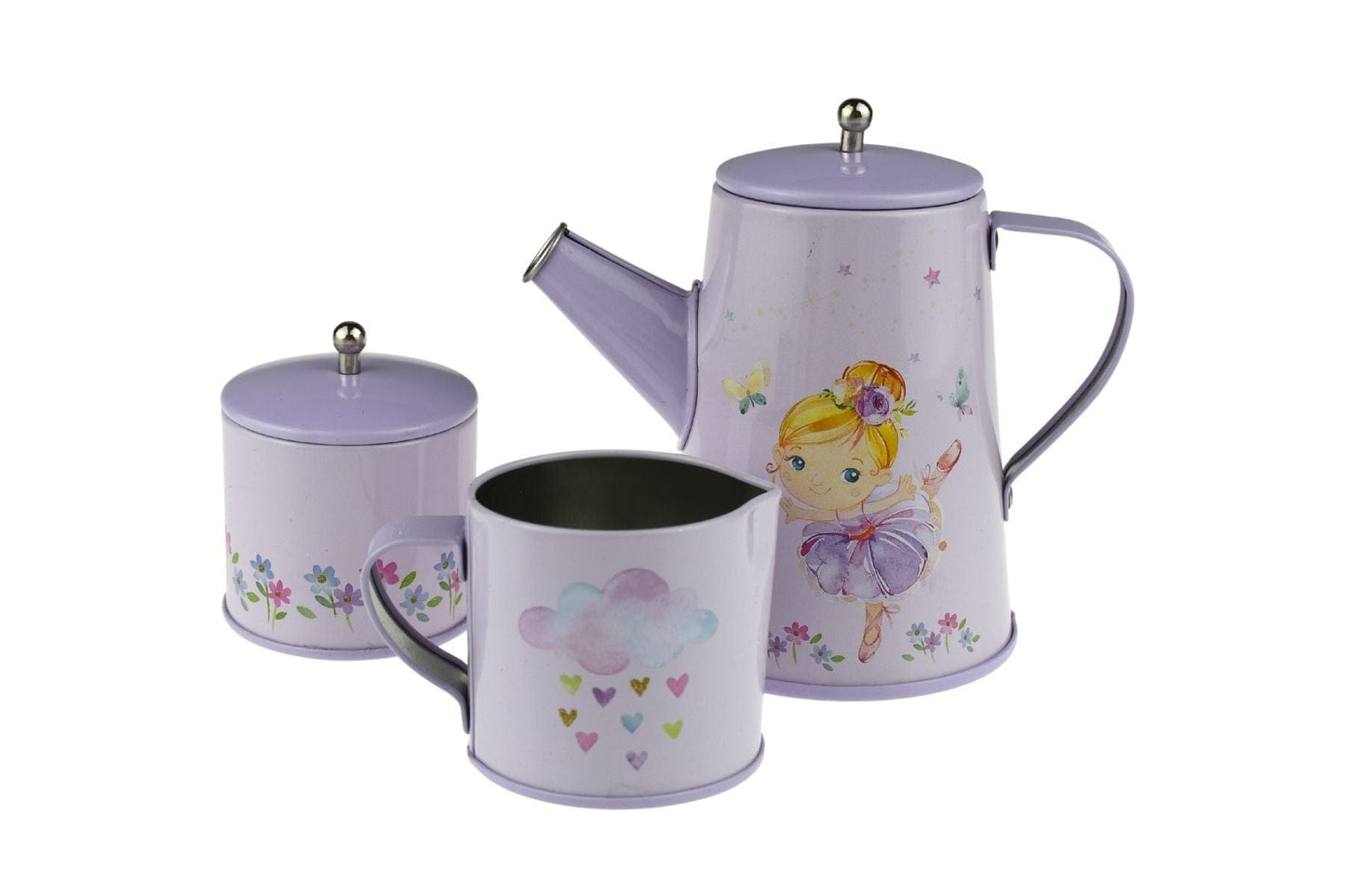 BALLERINA TIN TEA MUG SET 13PCS - Kids Toy Chest 