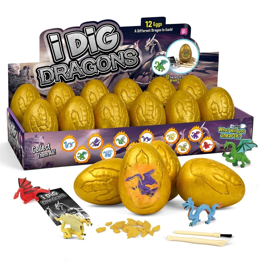 I DIG DRAGON EGG DIG KIT - Kids Toy Chest 