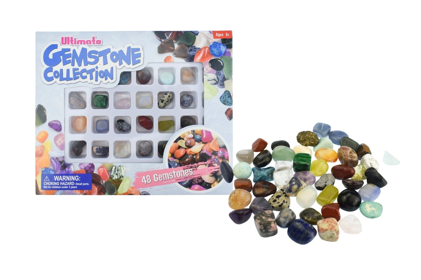 ULTIMATE GEMSTONE COLLECTION 48PCS - Kids Toy Chest 