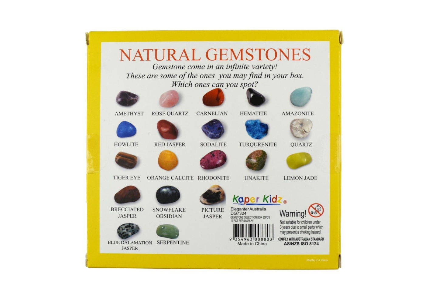 GEMSTONE SELECTION BOX 25PCS - Kids Toy Chest 