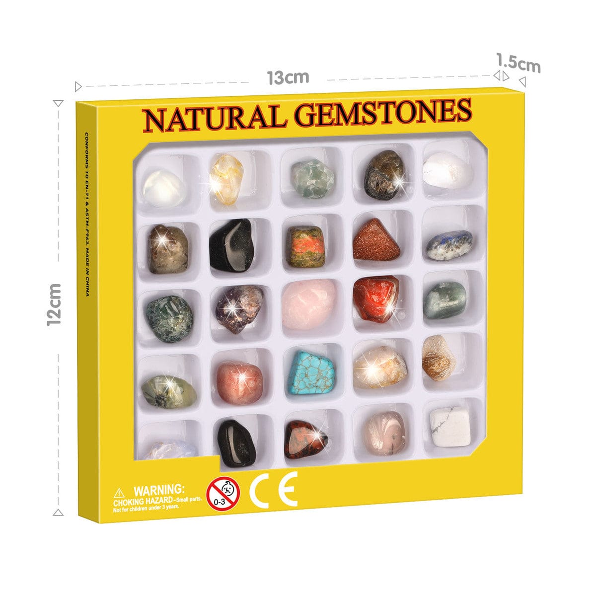 GEMSTONE SELECTION BOX 25PCS - Kids Toy Chest 