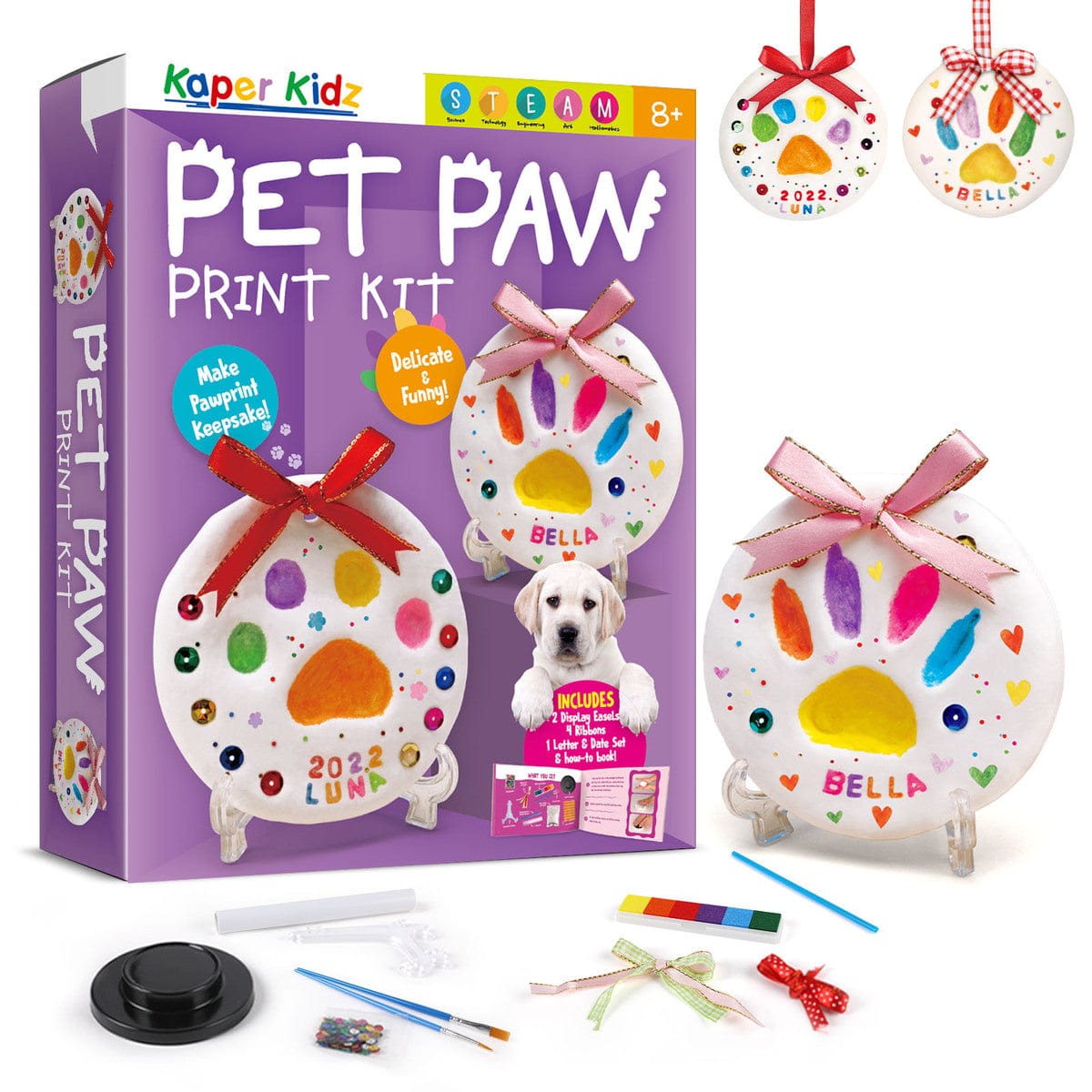 KAPER KIDZ PET PAW PRINT CRAFT KIT - Kids Toy Chest 