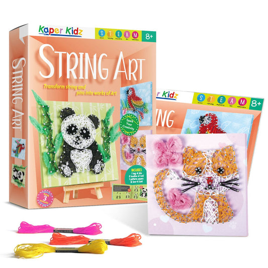 KAPER KIDZ STRING ART CRAFT KIT - Kids Toy Chest 