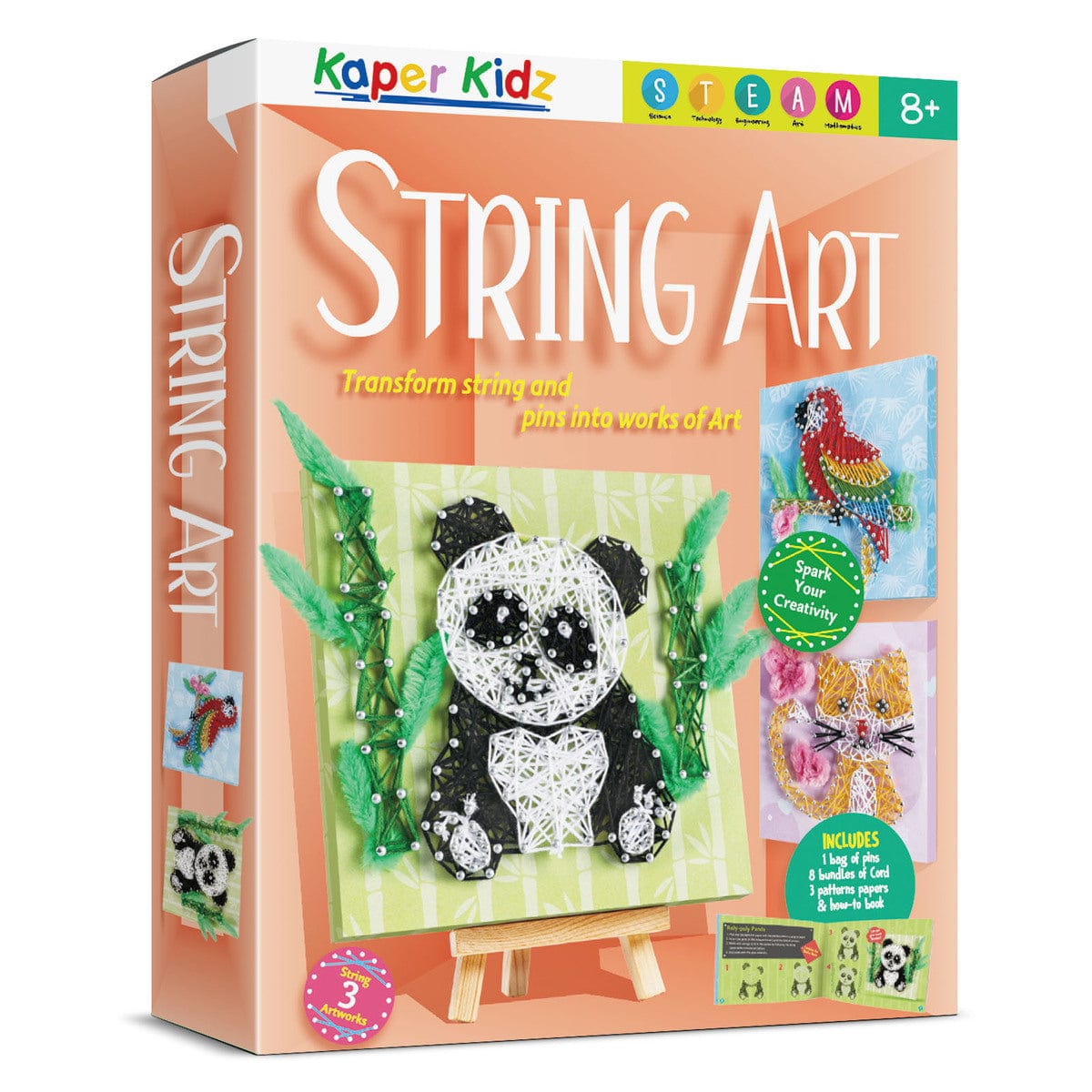 KAPER KIDZ STRING ART CRAFT KIT - Kids Toy Chest 