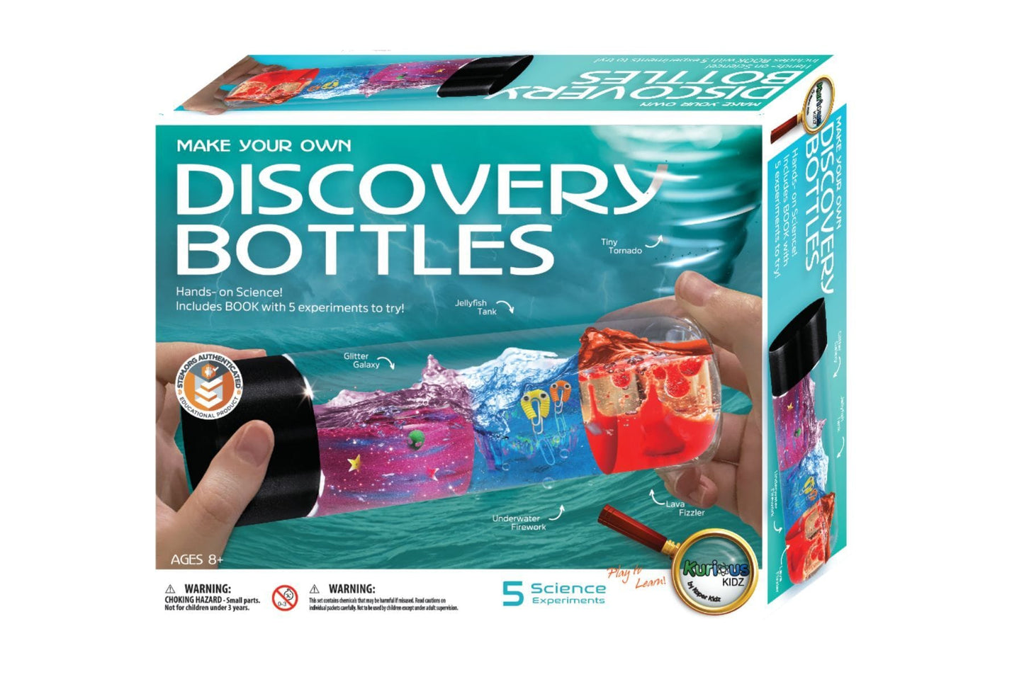 MAKE YOUR OWN DISCOVERY BOTTLE (5 IN 1) - Kids Toy Chest 