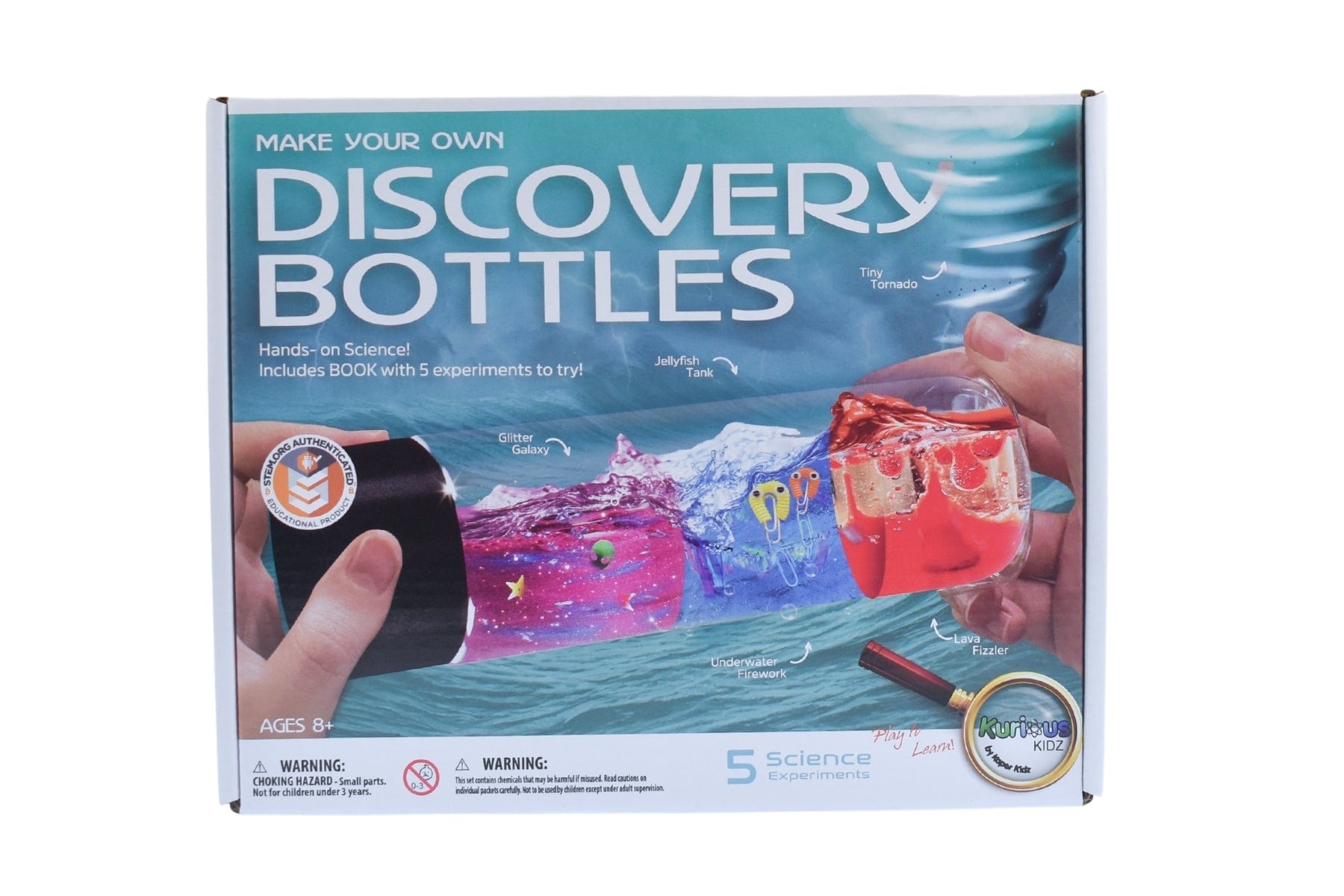 MAKE YOUR OWN DISCOVERY BOTTLE (5 IN 1) - Kids Toy Chest 