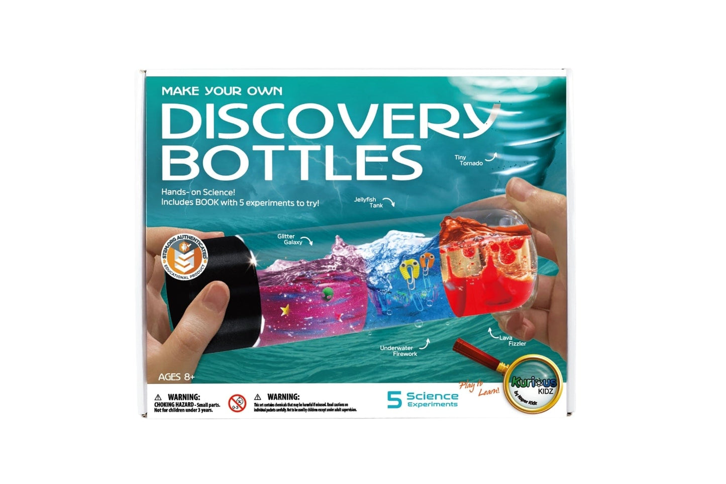 MAKE YOUR OWN DISCOVERY BOTTLE (5 IN 1) - Kids Toy Chest 