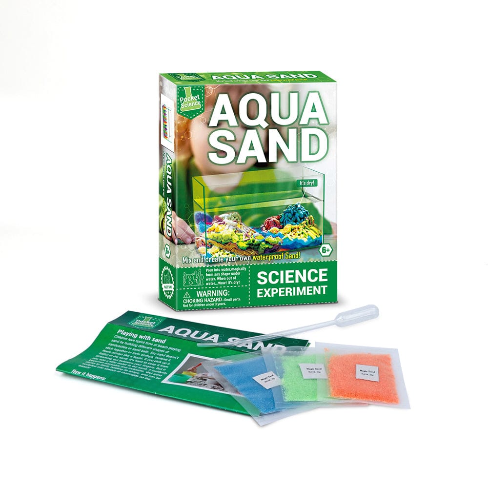 POCKET SCIENCE AQUA SAND - Kids Toy Chest 