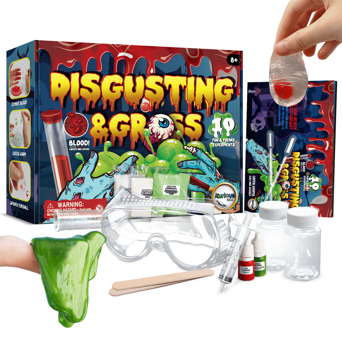 DISGUSTING AND GROSS SCIENCE KIT - Kids Toy Chest 