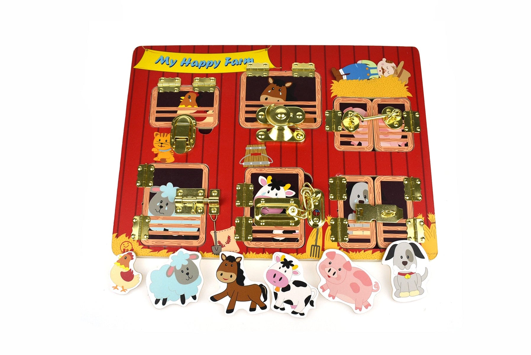 MY HAPPY FARM LATCHES PUZZLE - Kids Toy Chest 