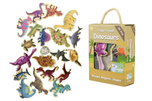 FRIDGE FRIENDS MAGNETIC DINOSAURS 20PCS - Kids Toy Chest 