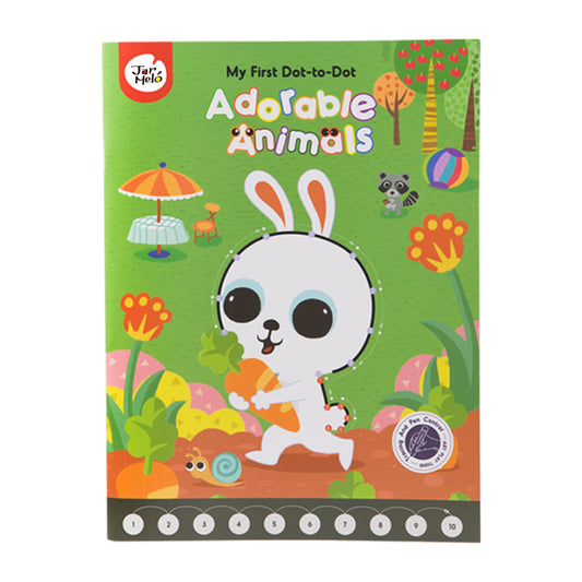 MY FIRST DOT-TO-DOT DRAWING BOOK-ADORABLE ANIMALS