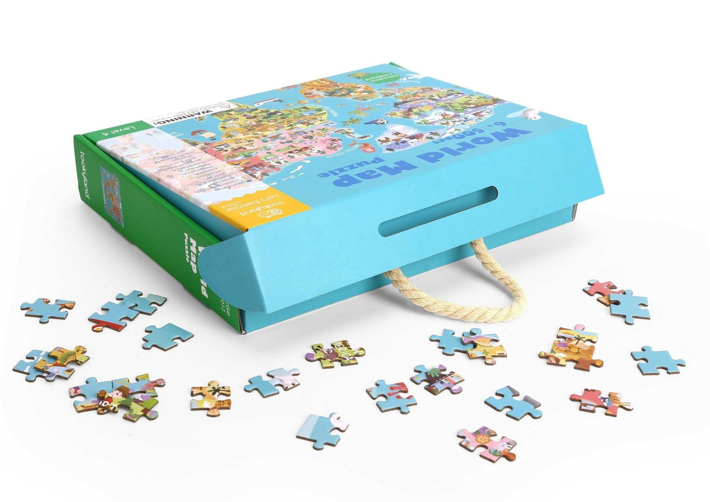 WORLD MAP JIGSAW PUZZLE 500 PCS - Kids Toy Chest 