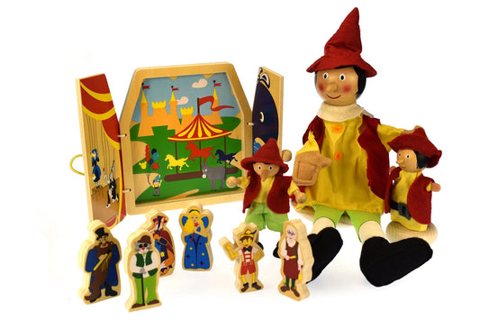 PINOCCHIO PUPPET PARADE & STORY SET PACK OF 4 - Kids Toy Chest 