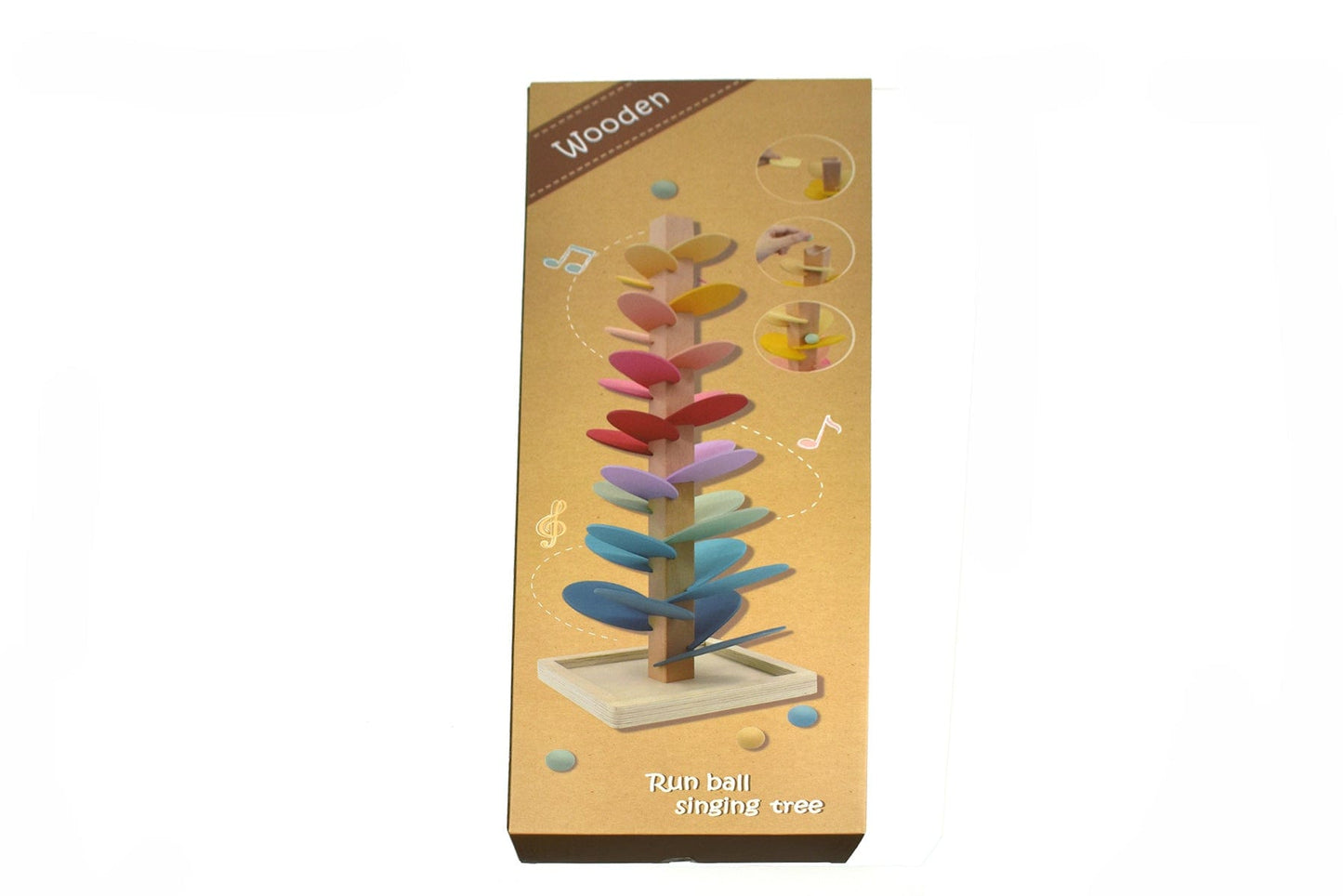 CALM & BREEZY MARBLE RUN SOUND TREE PASTEL - Kids Toy Chest 