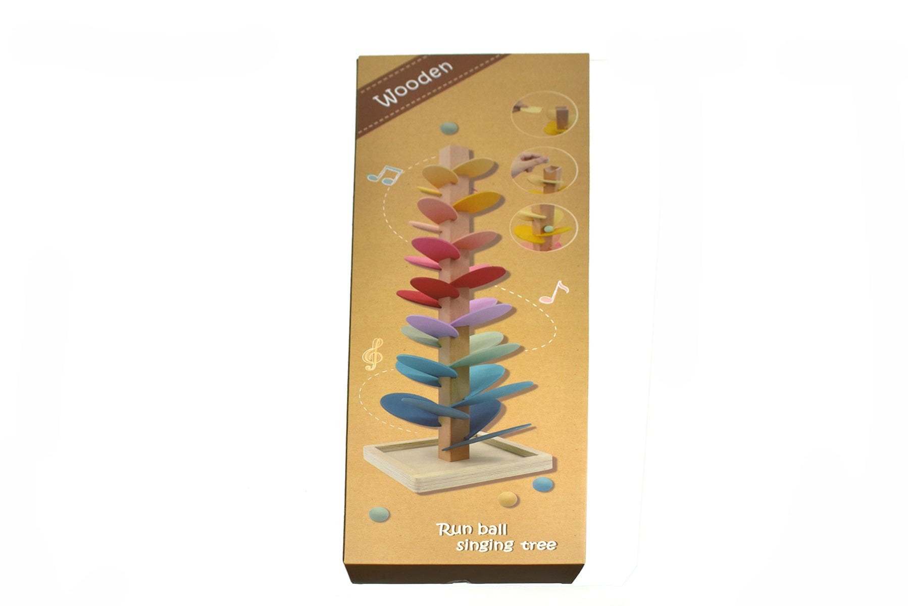 CALM & BREEZY MARBLE RUN SOUND TREE PASTEL - Kids Toy Chest 