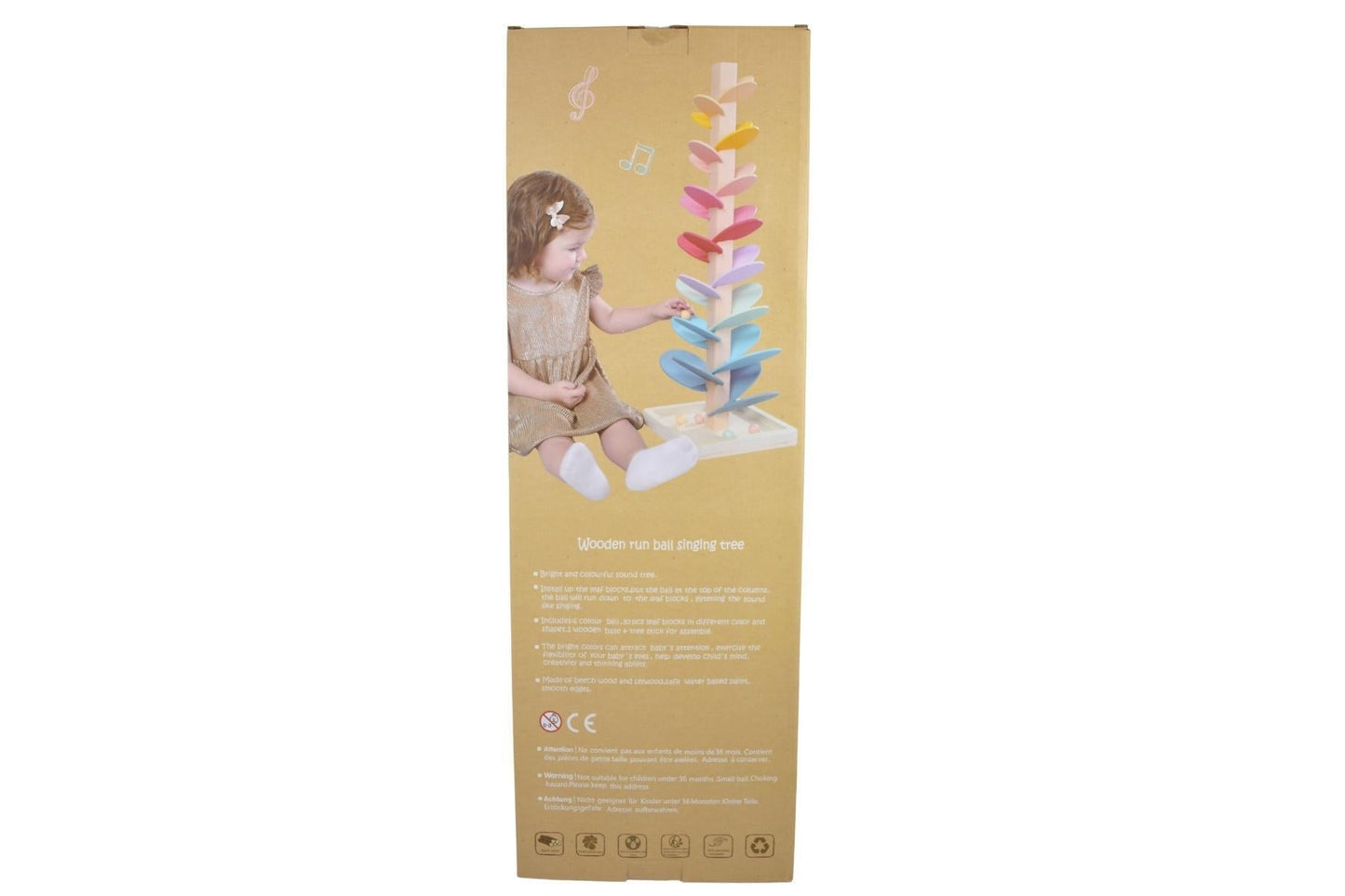 CALM & BREEZY MARBLE RUN SOUND TREE PASTEL - Kids Toy Chest 