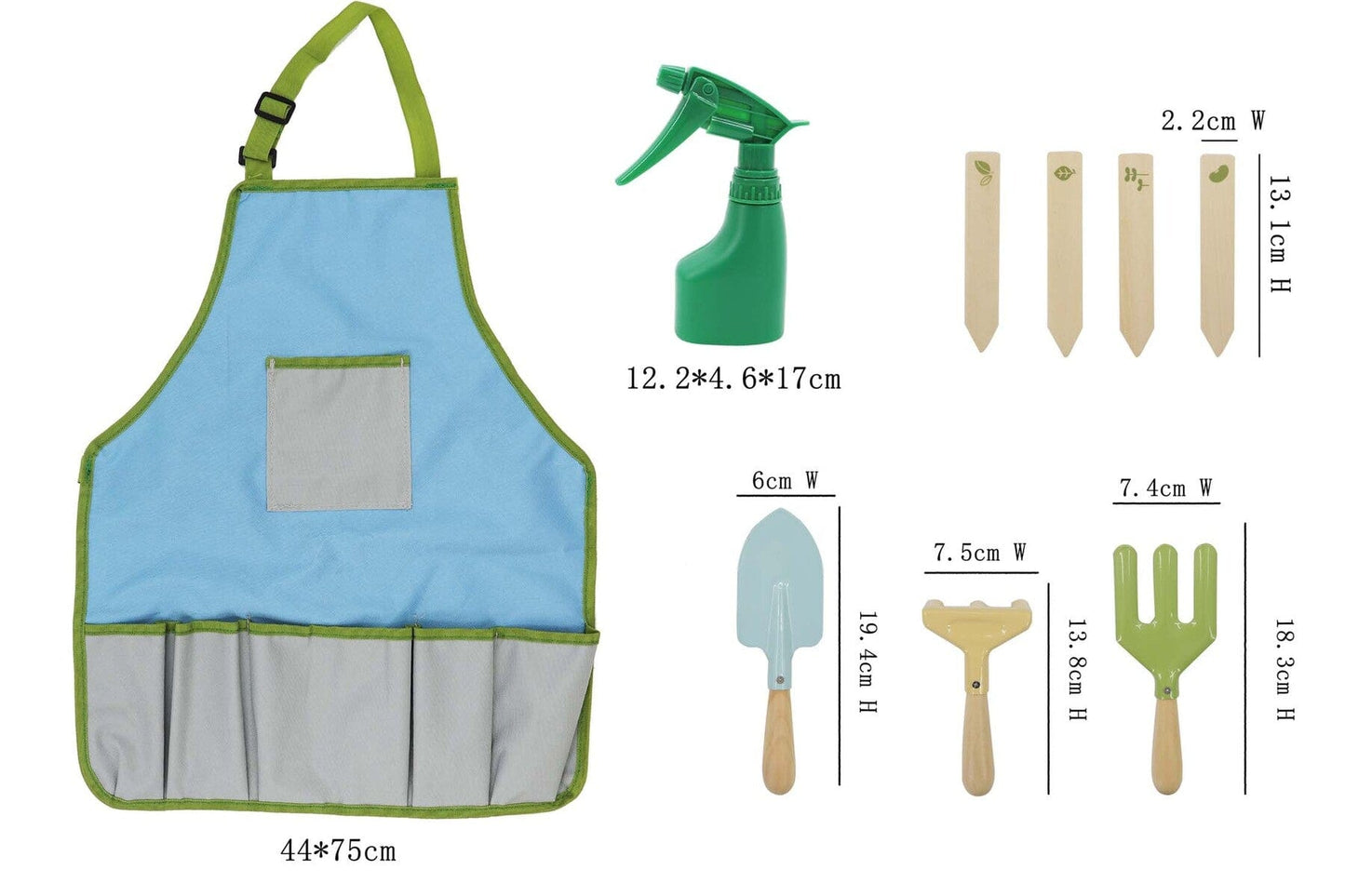 CALM & BREEZY KIDS GARDEN TOOL APRON - Kids Toy Chest 