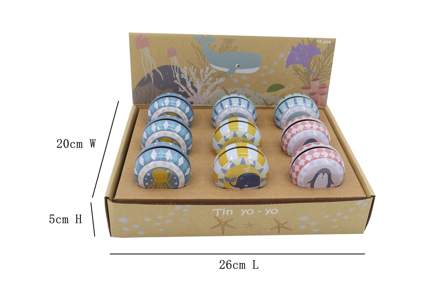 SEA ANIMAL TIN YO-YO - Kids Toy Chest 