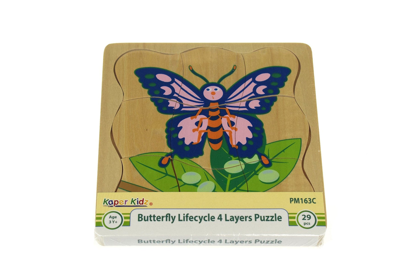 BUTTERFLY LIFECYCLE 4 LAYERS PUZZLE BOARD - Kids Toy Chest 