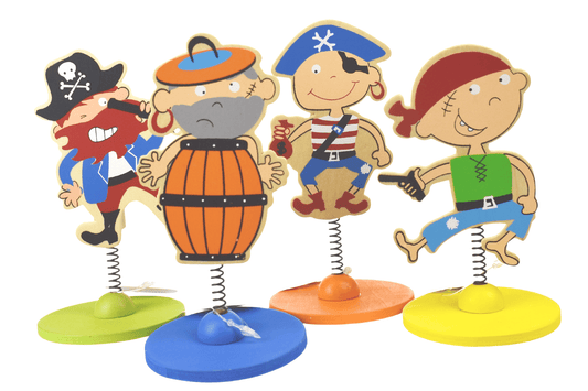 PRICE FOR 6 ASSORTED PIRATE MEMO CLIP STAND - Kids Toy Chest 