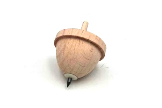 WOODEN PENCIL SPINNING TOP PACK OF 3 - Kids Toy Chest 