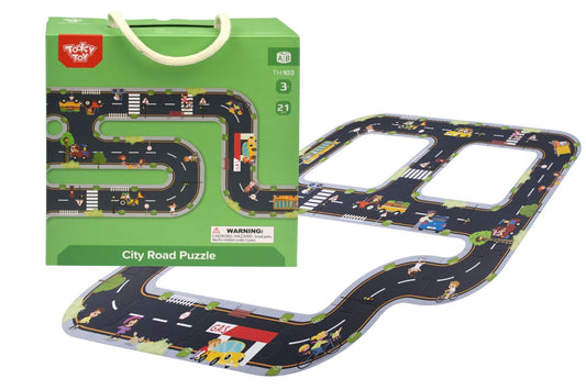 CITY ROAD PUZZLE PLAYMAT - Kids Toy Chest 