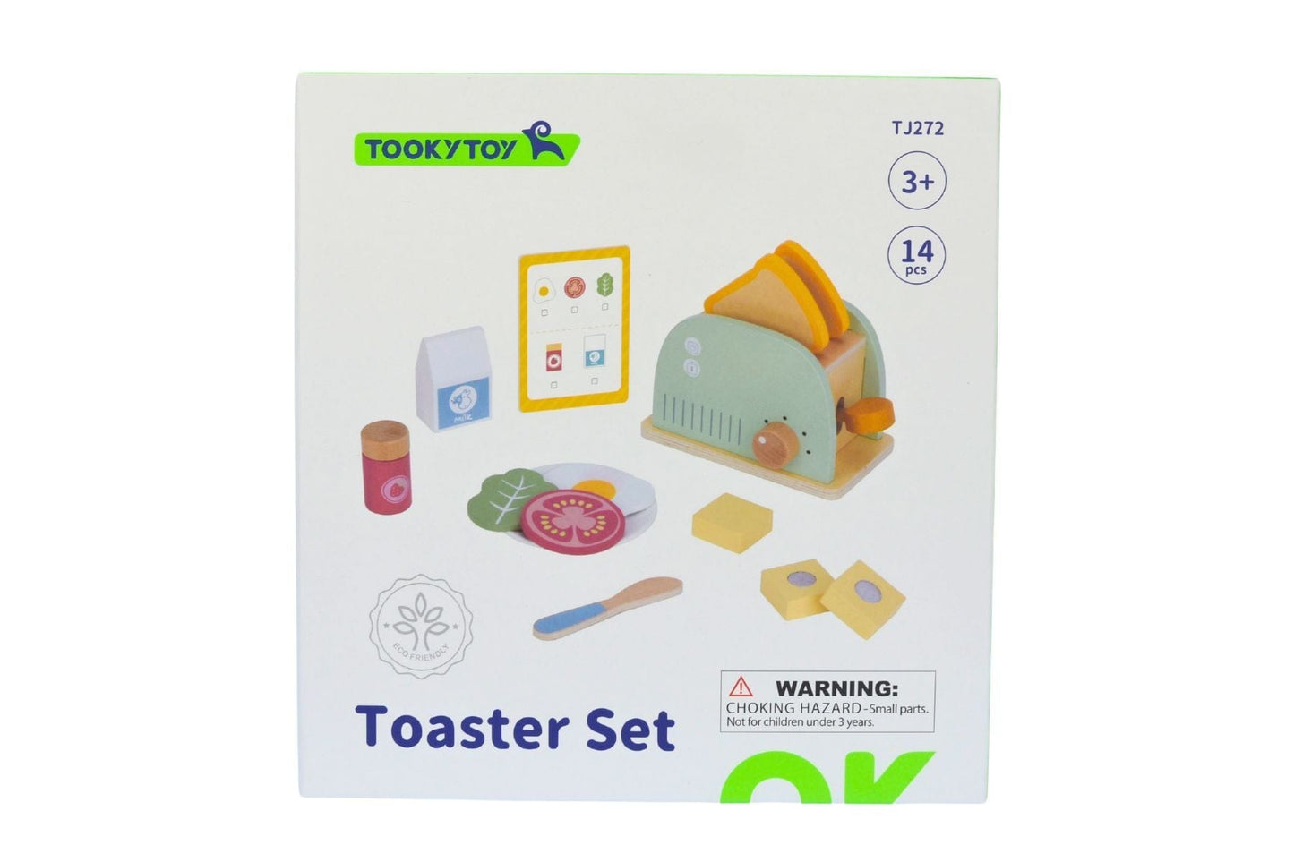 WOODEN TOASTER BREAKFAST SET - Kids Toy Chest 