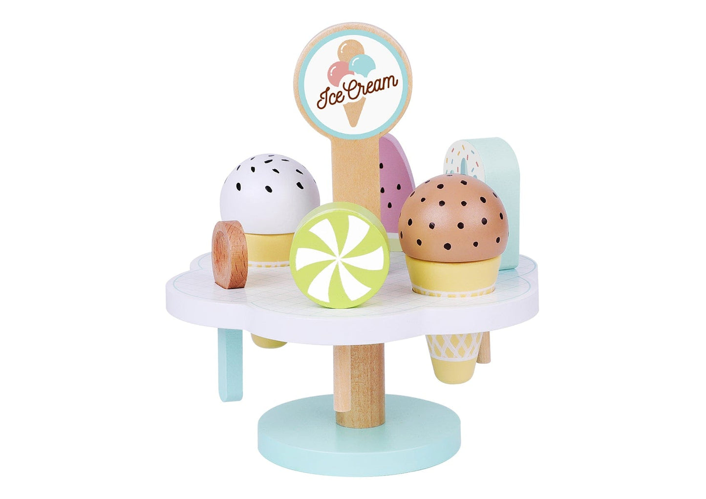 WOODEN ICE CREAM SET - Kids Toy Chest 