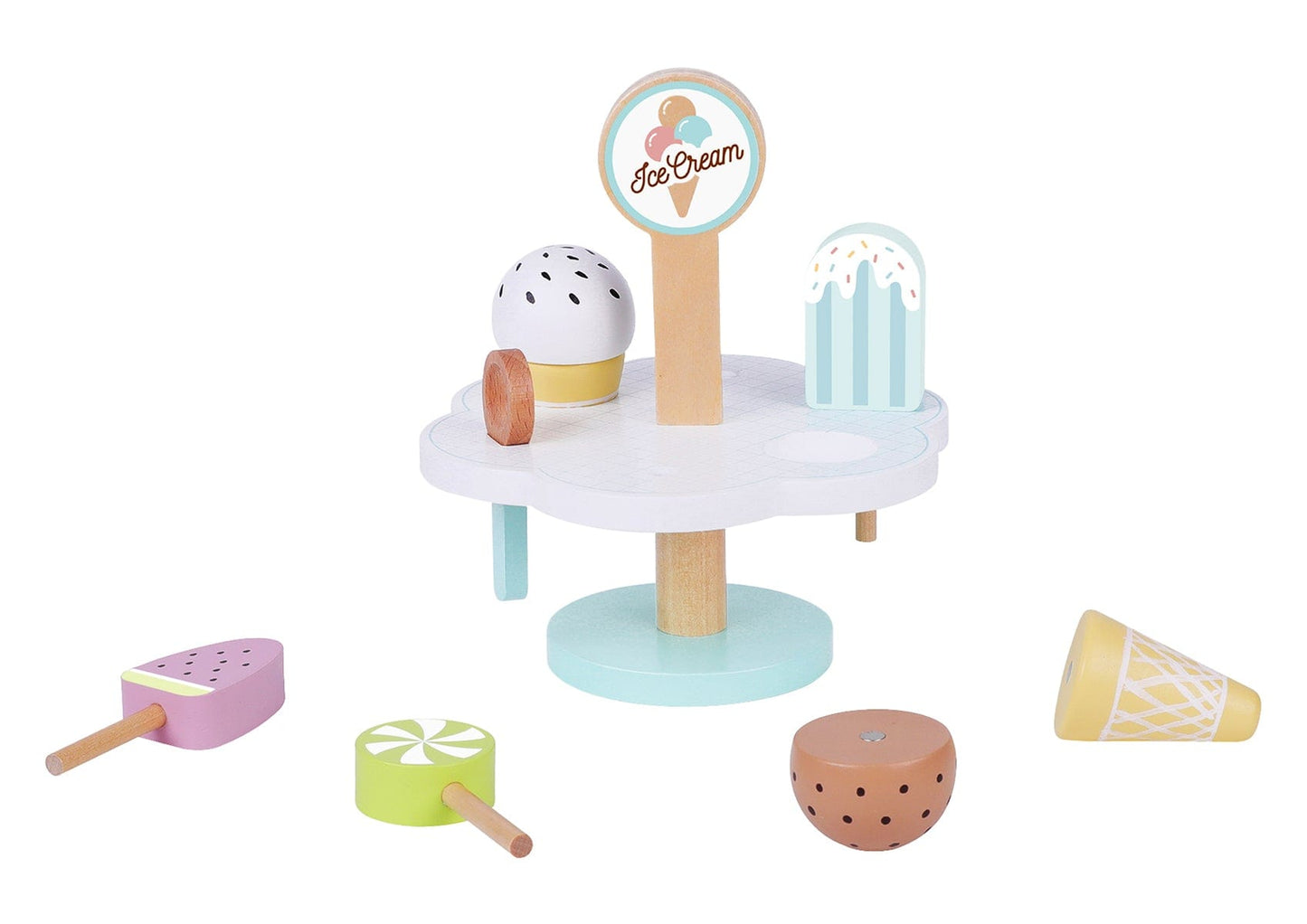 WOODEN ICE CREAM SET - Kids Toy Chest 