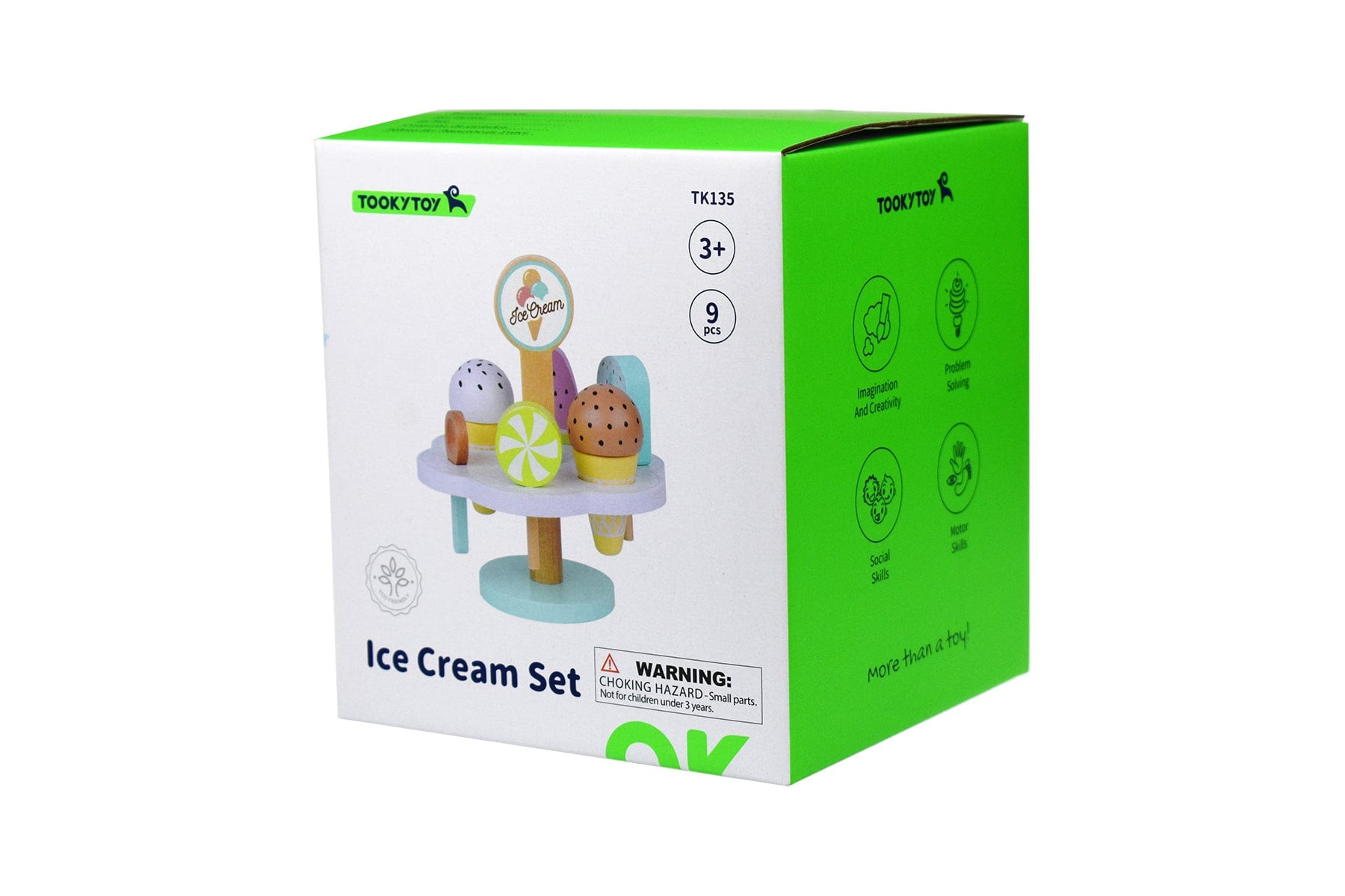 WOODEN ICE CREAM SET - Kids Toy Chest 