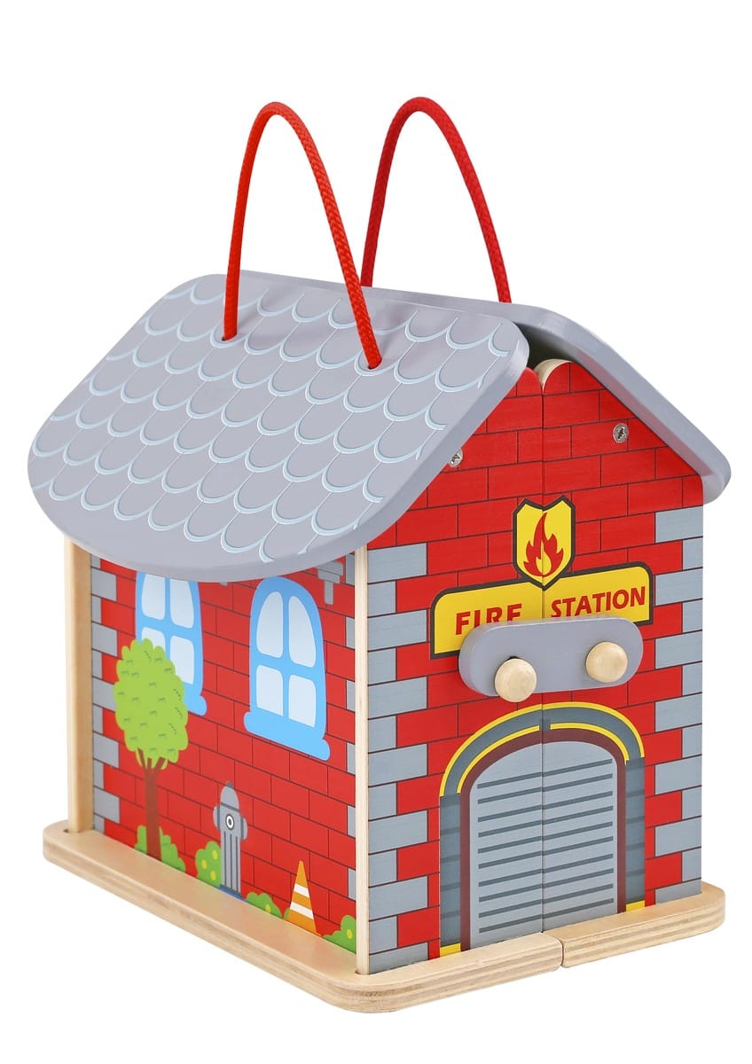 FIREMAN PLAYSET WITH CARRY BOX - Kids Toy Chest 