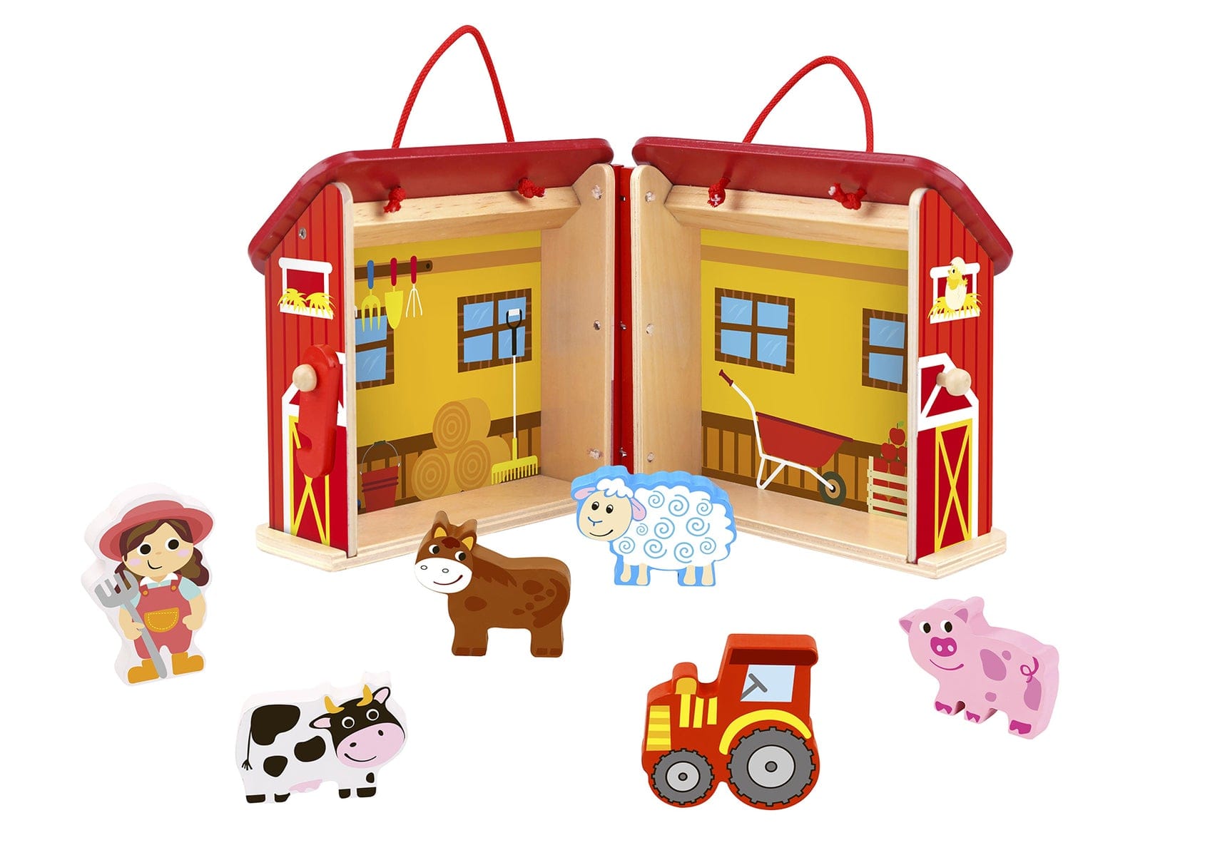 FARM PLAYSET WITH CARRY BOX - Kids Toy Chest 