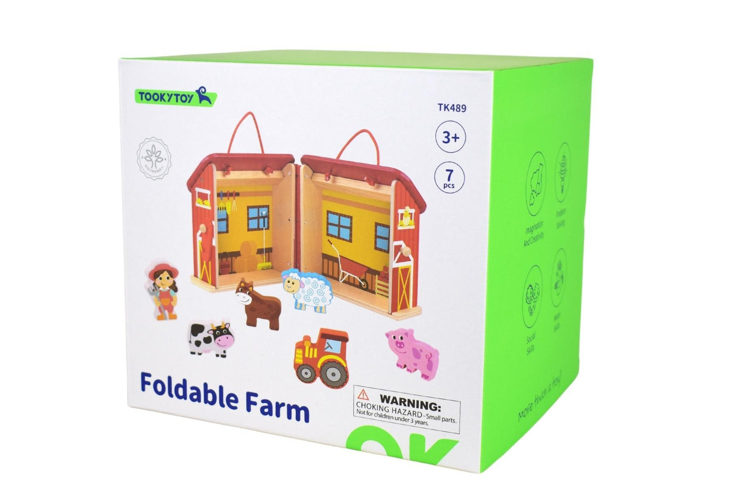 FARM PLAYSET WITH CARRY BOX - Kids Toy Chest 