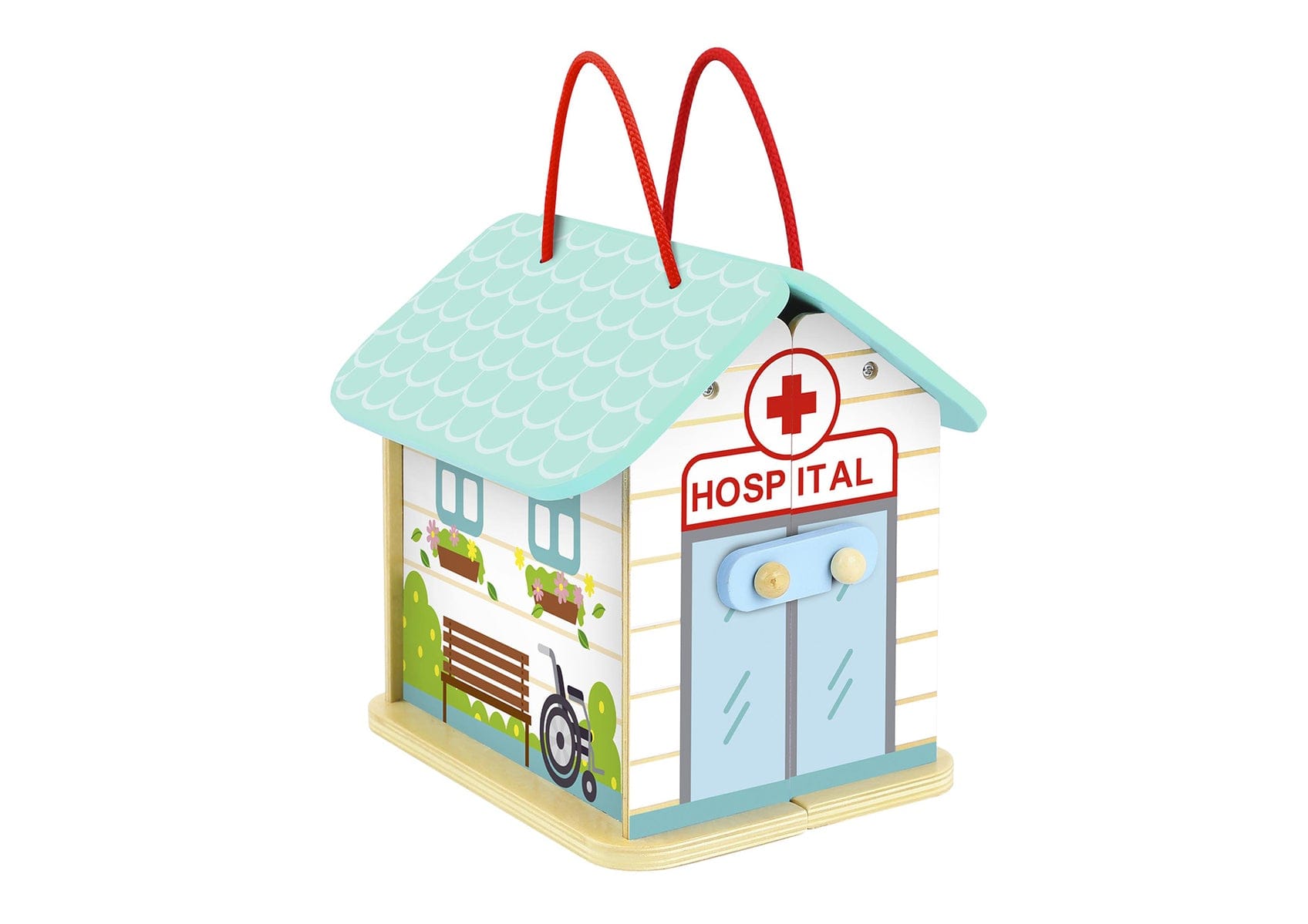 HOSPITAL PLAYSET WITH CARRY BOX - Kids Toy Chest 