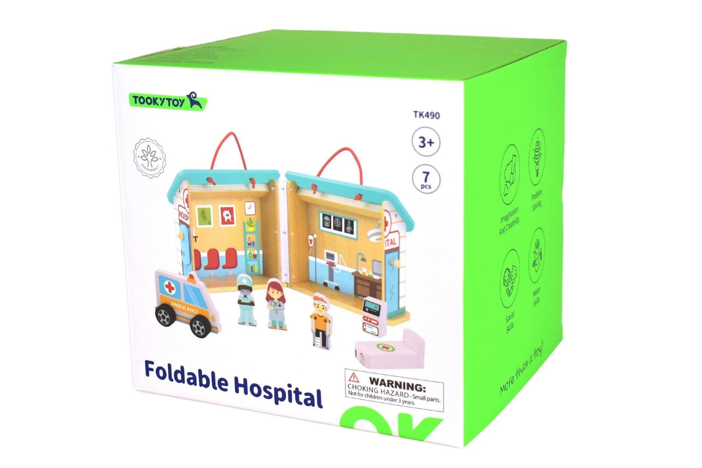 HOSPITAL PLAYSET WITH CARRY BOX - Kids Toy Chest 