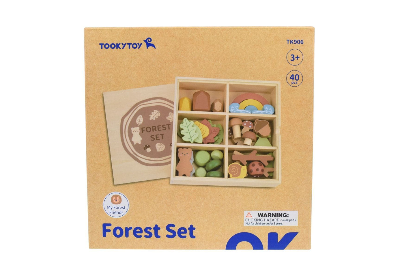 MY FOREST FRIENDS WOODEN FOREST SET - Kids Toy Chest 