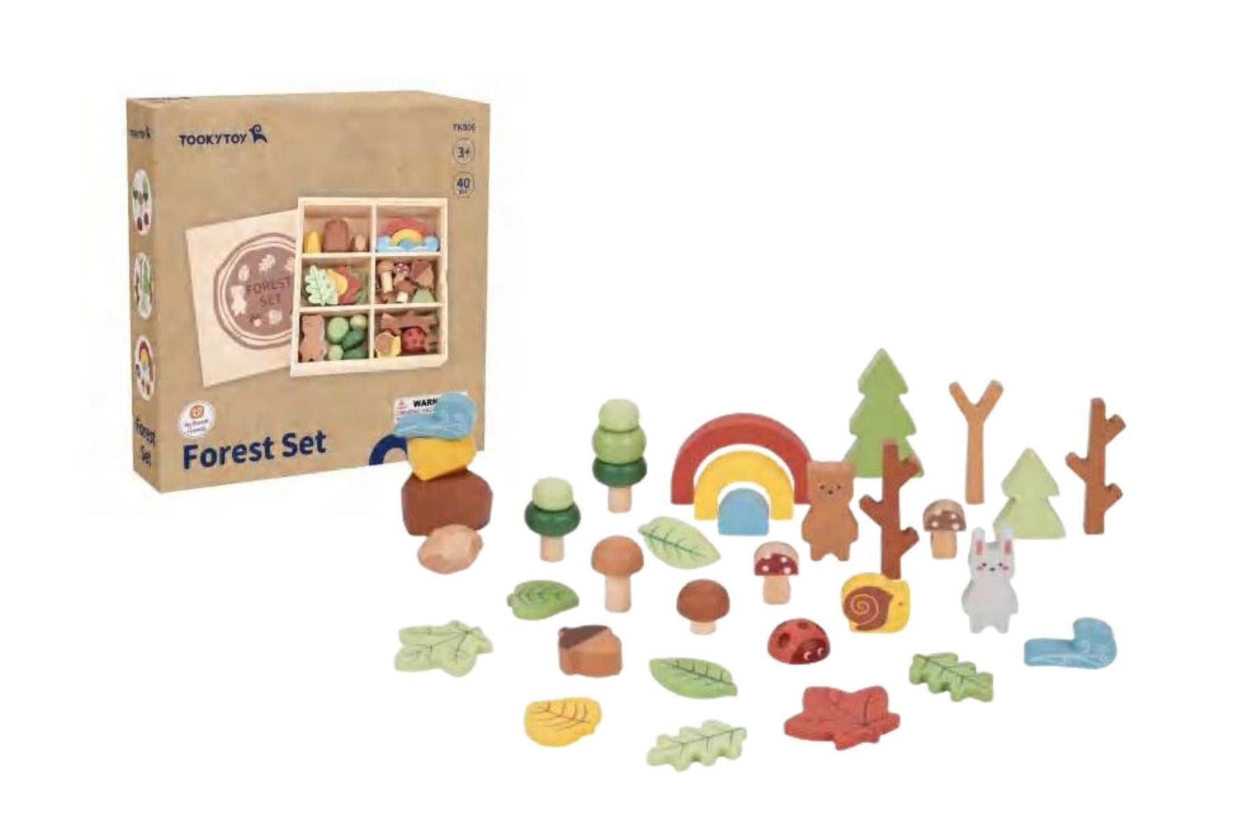 MY FOREST FRIENDS WOODEN FOREST SET - Kids Toy Chest 