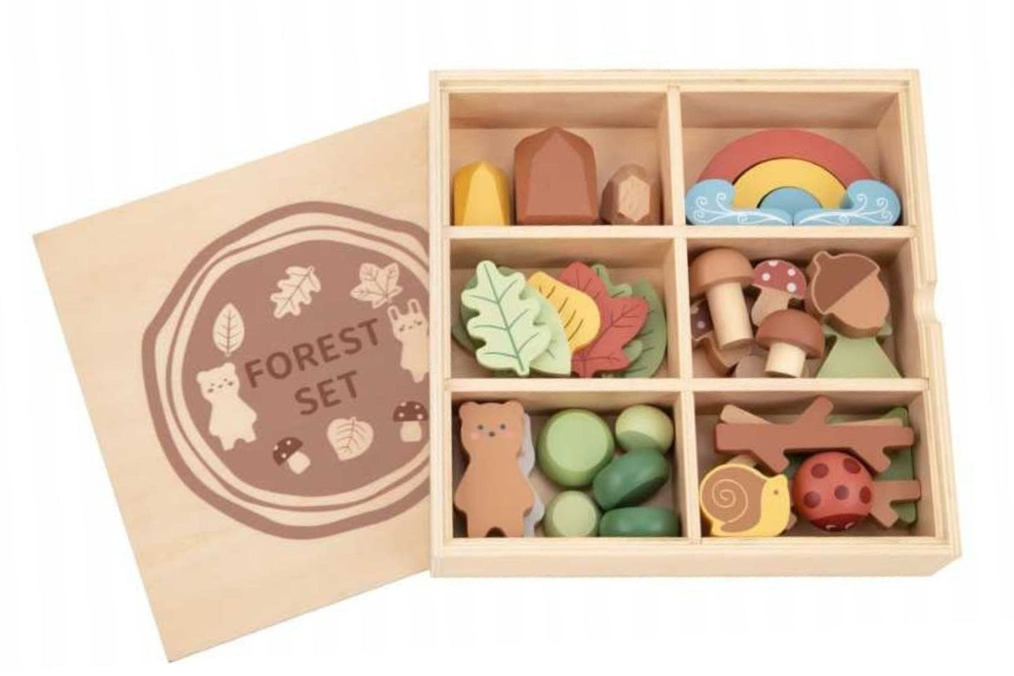 MY FOREST FRIENDS WOODEN FOREST SET - Kids Toy Chest 