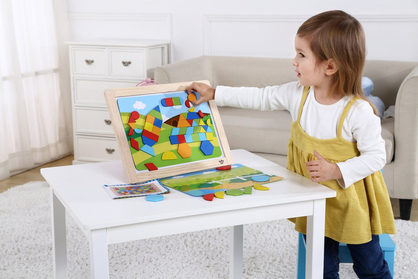 MAGNETIC PUZZLE - GEOMETRICAL SHAPES - Kids Toy Chest 