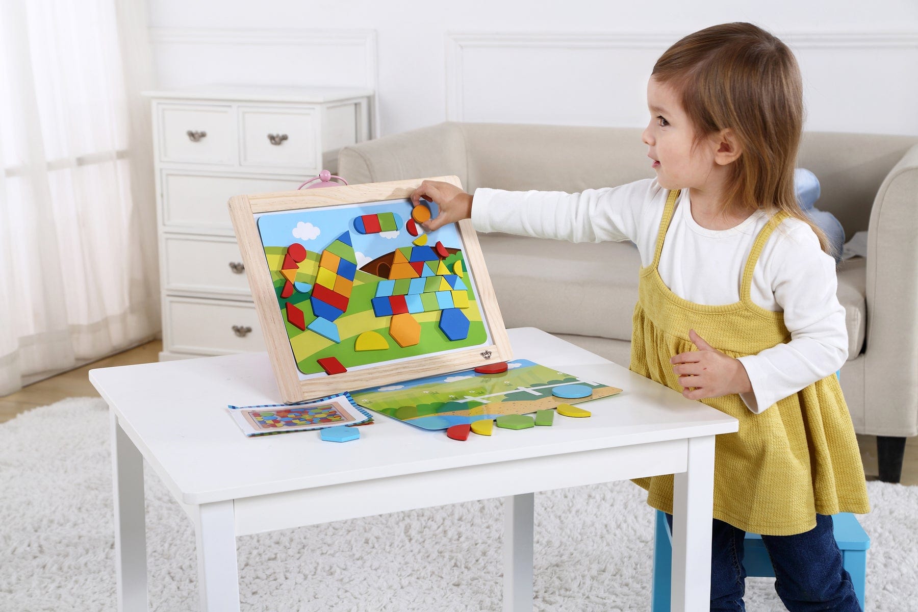 MAGNETIC PUZZLE - GEOMETRICAL SHAPES - Kids Toy Chest 