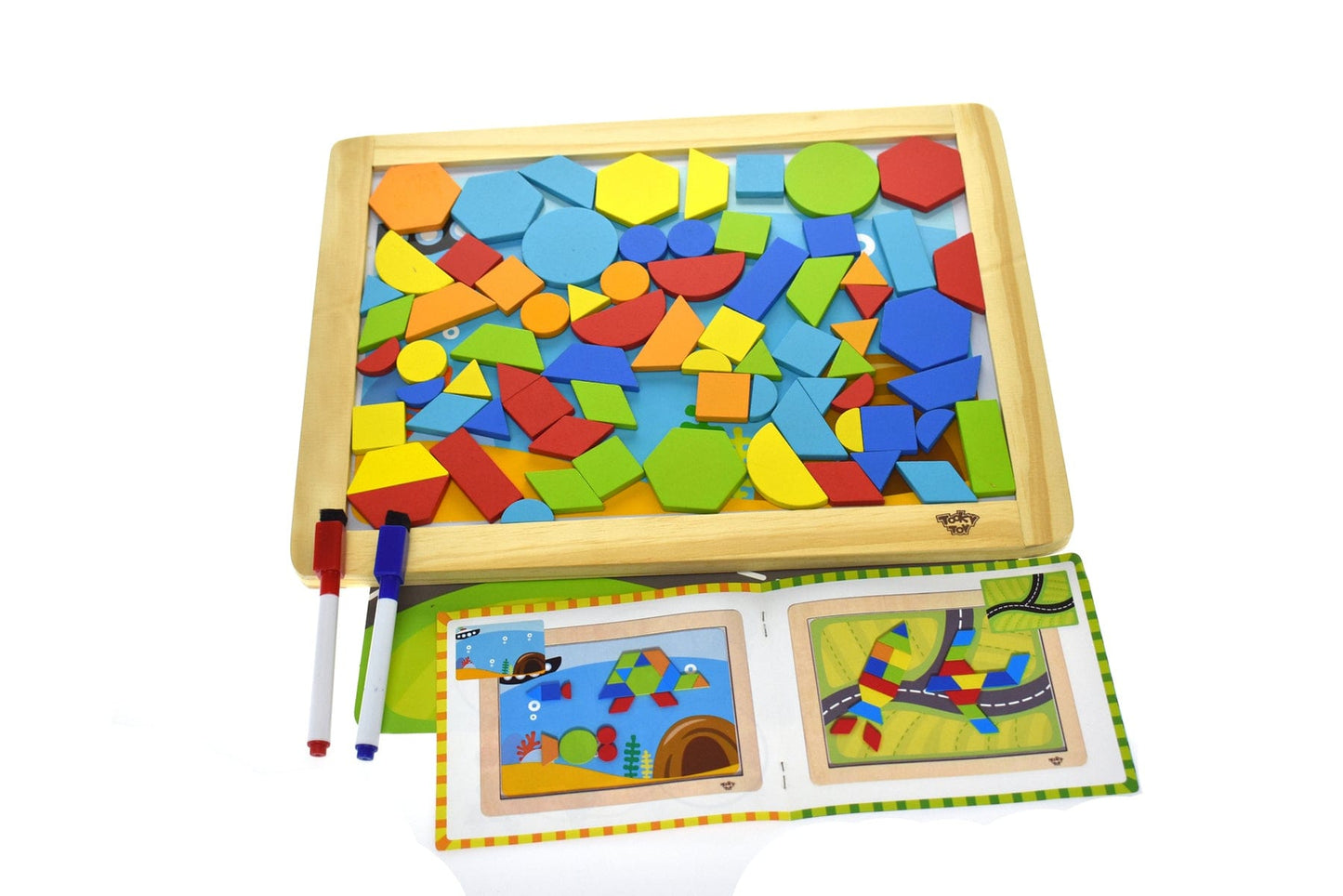 MAGNETIC PUZZLE - GEOMETRICAL SHAPES - Kids Toy Chest 